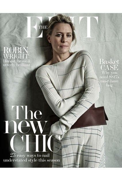 Robin Wright Poses Topless in Stunning Photo Shoot, Shares。